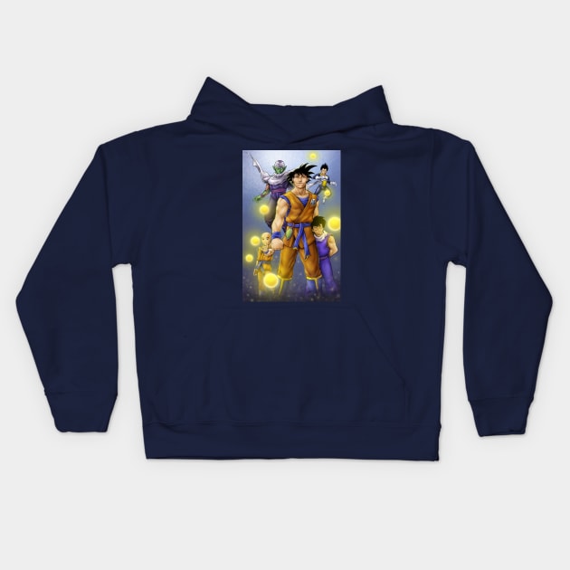 Summoning the Dragon Kids Hoodie by AdamCRivera